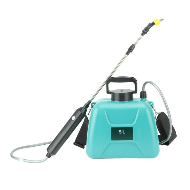 Manija De Funcionamiento De Baterías, Rociador Eléctrico De 5 Litros Con Escala De Tanque Translúcido Recargable USB 1.5 Horas Pulverizador Continuo De 2400 MAh Battery Sprayer