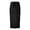 Black, variant on HNMKIU Linen Flared Maxi Skirt for Women with Back Slit and Pockets Drawstring Elastic Waist Ankle Length Long Skirts for Women Beige,L