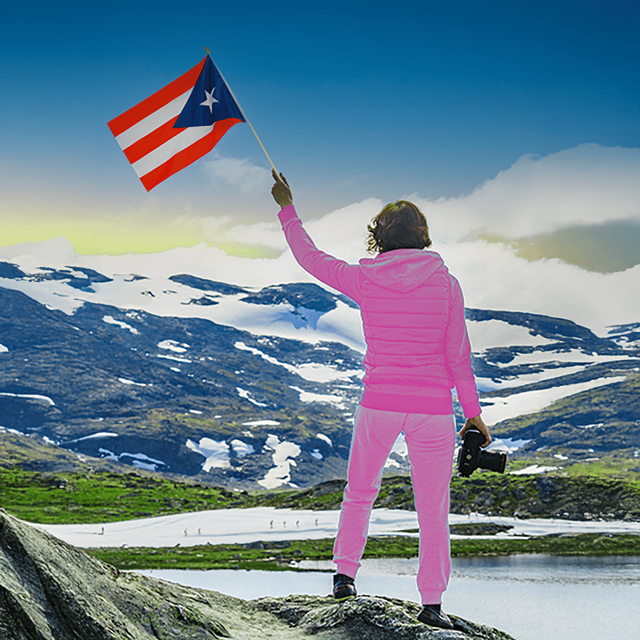 MRJ Souvenir 12" x 18" Printed Polyester Puerto Rico Flag