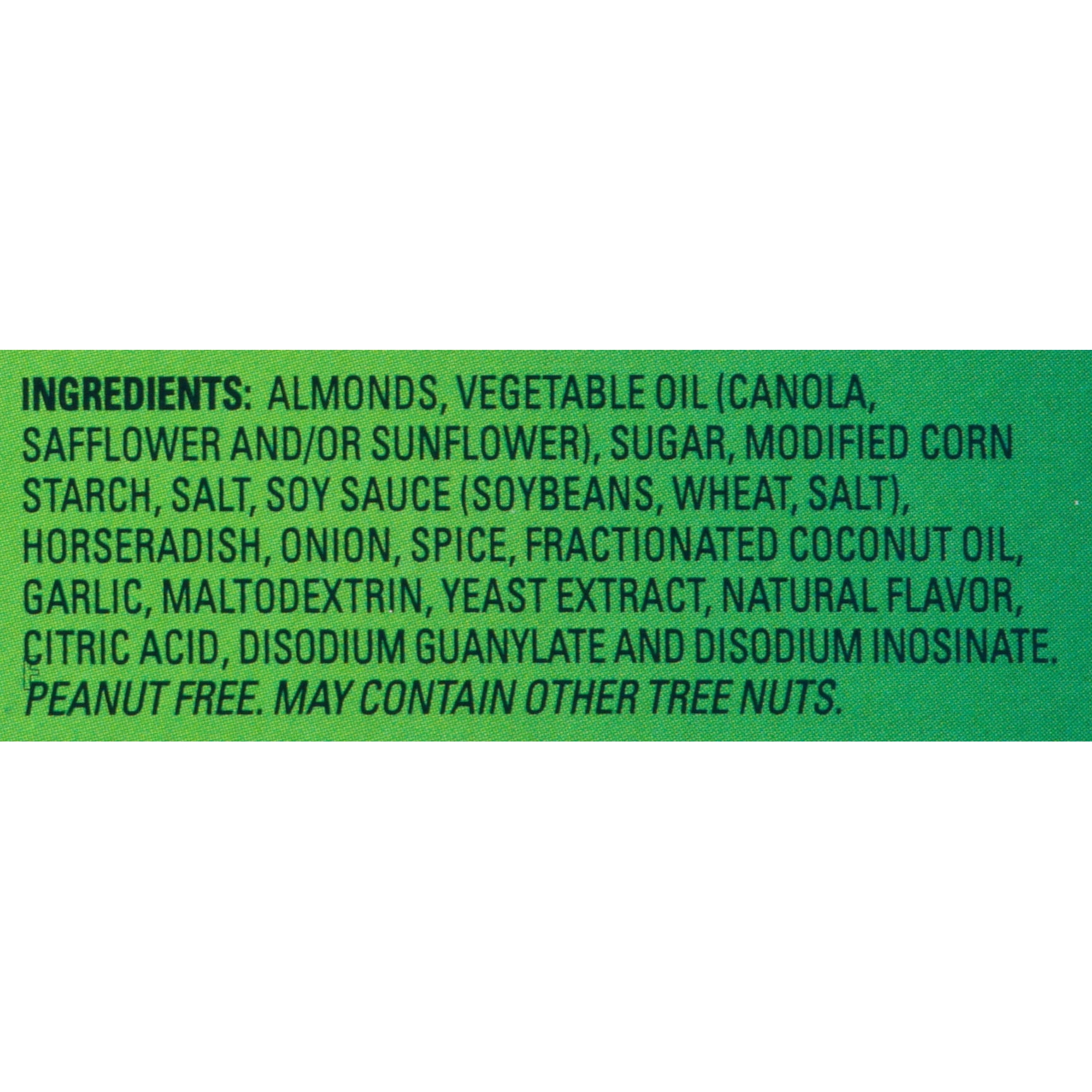 Blue DiamondÂ® Bold Wasabi &amp; Soy Sauce Almonds 1.5 oz. Tube