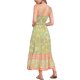 thumbnail image 3 of INSPIRE CHIC Vestido Maxi Sin Mangas de Tirantes Espagueti con Estampado Floral Bohemio para Mujeres XS Verde Gris, 3 of 6