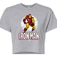 thumbnail image 3 of Marvel Iron Man - The Invincible Iron Man - Juniors Cropped Graphic T-Shirt, 3 of 5
