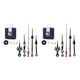 thumbnail image 2 of Injueey Clock Movement with Hour Minute Hand Repair Mechanism Replacing Crafting Accessory Kit DIY Wall Hands Clocks for Household 20mm 2Conjunto, 2 of 6