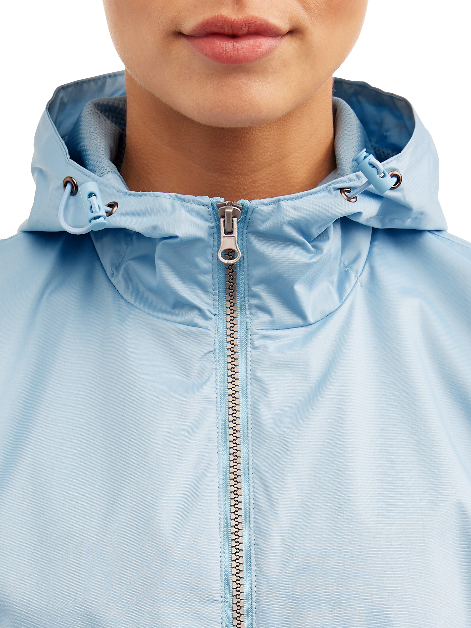 Climate Concepts Women's Hooded Windbreaker Jacket - image 3 of 4