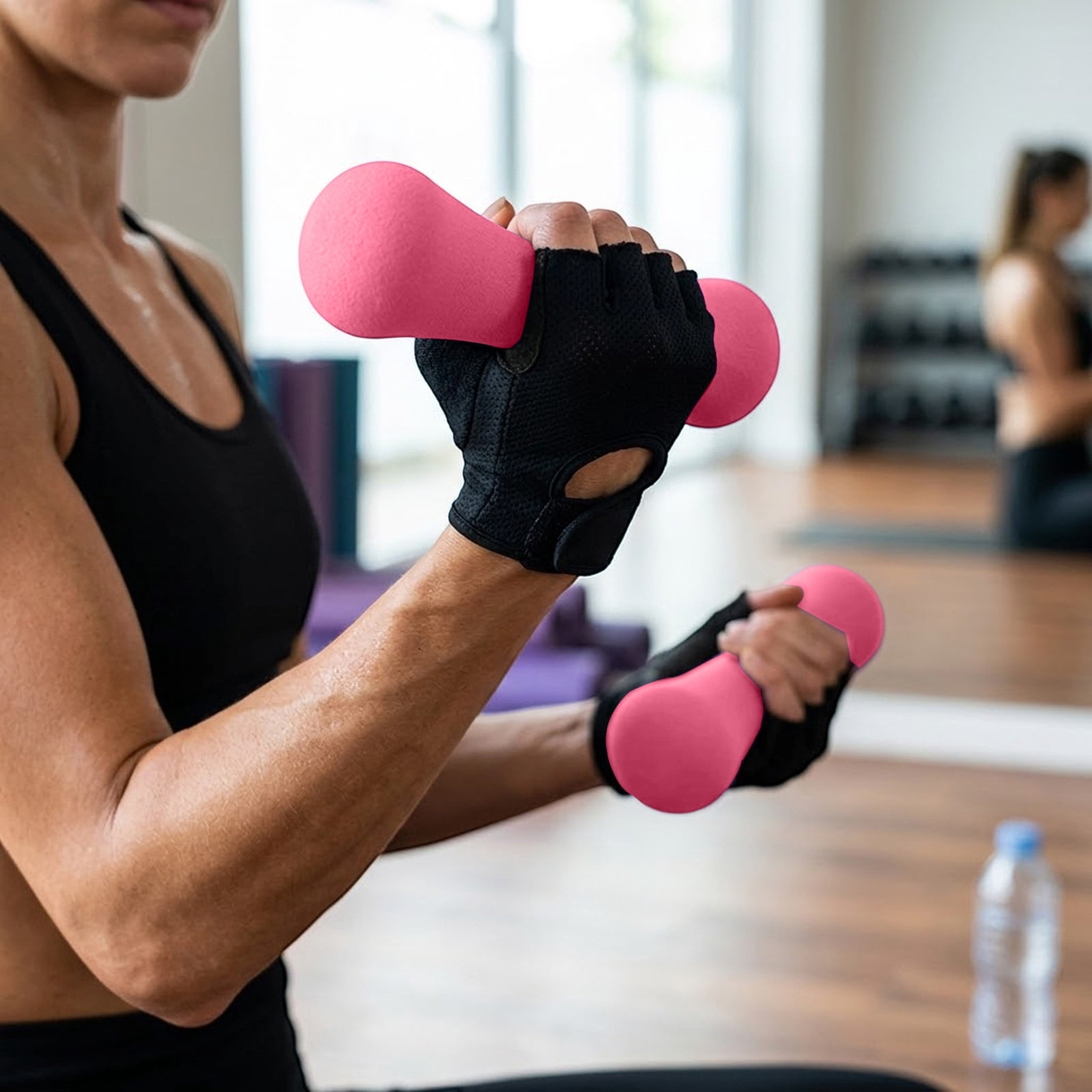 Ton 2kg Neoprene Coated Dumbbell Hand Weight Sets of 2