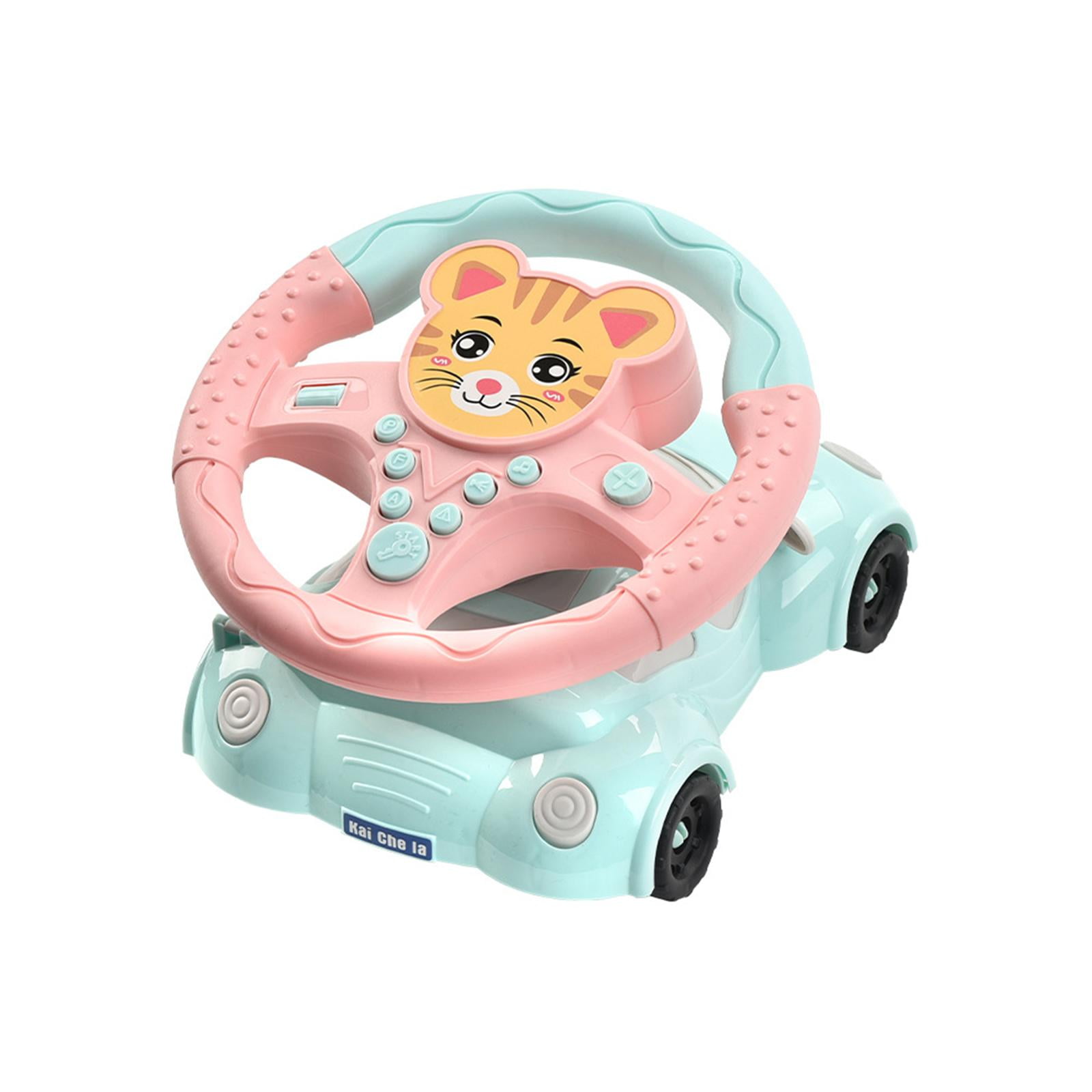 Simulation Steering Wheel Car Toy with Songs and Music, Fun Learning