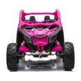 thumbnail image 5 of Officially Licensed LX Performance Can-Am Maverick 2x24V 4WD Edition 2-Seater Pack Kids Ride on Buggy Eva Wheels Leather Seats RC, 5 of 5