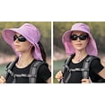 thumbnail image 2 of CoCopeaunts Sun Hat with Ponytail Hole Women's Fisherman Hats Outdoor Hat Wide Brim Hat Hiking Beach Grdening Fishing Neck Flap, 2 of 5