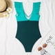thumbnail image 3 of Traje de Baño Oversize de las Mujeres, Cremallera Deportes una Pieza con Panel Conservador Y Protector Solar para Buceo Y Surf, Traje de Surf, 3 of 4