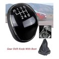 thumbnail image 2 of 6 Speed Leather Gear Shift Knob Shift Lever Gaitor Boot Cover for ford mondeo mk4 (2007-2014), 2 of 5