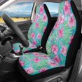 thumbnail image 2 of XYZCANDO Car Seat Covers Tropical Hibiscus Print 2 Pack Car Front Seat Covers All Seasons Sedan Auto Truck Breathable Interior Decor Car Seats Protector, 2 of 9