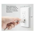thumbnail image 3 of Fundas para enchufes Safety Innovations con cierre automático, paquete de 12, color blanco, 3 of 6