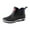 Black, variant on Men’s Waterproof Rubber Rain Boots Foldable Fishing Garden Work Boots Slip Resistant Outdoor Mud Boots (Black, 8.5)