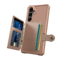 thumbnail image 2 of Nalacover Wallet Case for Samsung Galaxy S24, Credit Card Slots Holder Luxury PU Leather Cover, Magnetic Car Mount Shockproof Lens Protective Case for Samsung Galaxy S24, Rosegold, 2 of 7