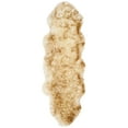 thumbnail image 3 of SAFAVIEH Sheep Skin Tiana Sheep Skin Runner Rug, Off White/Coco Brown, 2' x 6', 3 of 5