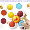 thumbnail image 4 of Juguetes Giratorios, 3 Piezas De Juguetes Sensoriales con Ventosas, Juguetes De Baño para Jugar, Aliviar El Estrés, Regalos para Niños Y Niñas, 4 of 7