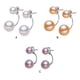 thumbnail image 4 of Aretes de doble perla Minnieouse en joyería de plata S925 blanco, 4 of 6