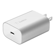 Belkin 25W USB-C Wall Charger, Power Delivery PPS Fast Charging for Apple, Android and More - Silver