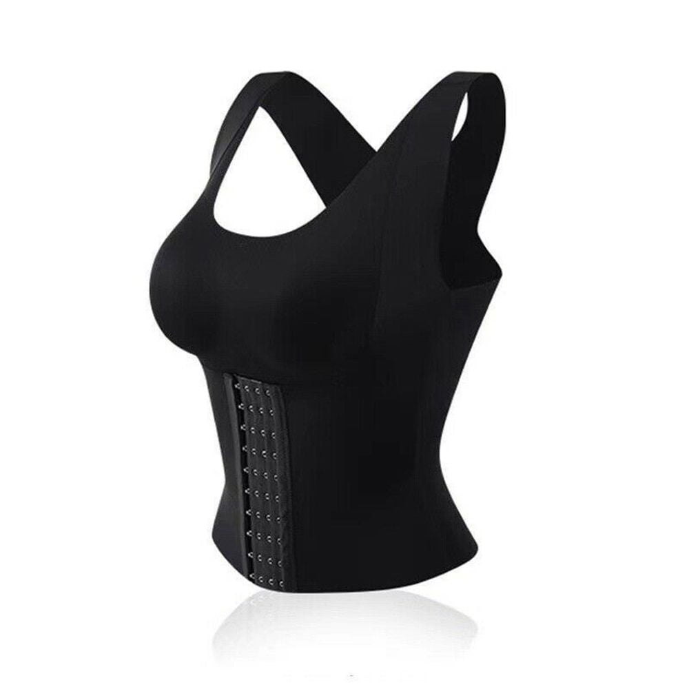 4-in-1 Waist Trainer Bodysuit Tummy Control Chest Support Correcting ...