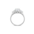 thumbnail image 4 of 1.75 Carat (Ctw) Lab-Created Three-Stone Moissanite Engagement Ring in Sterling Silver for Women, 4 of 5