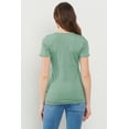 thumbnail image 3 of Solid Rib Knit Sweetheart Neckline Maternity Basic Top, 3 of 4