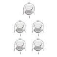 thumbnail image 1 of Tholdsy Estante de refrigeración 1: 12 Escala Simulación Muebles Accesorios Juguete Soportes para pasteles Decoración para el hogar Type2 NO2, 1 of 6