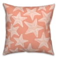 thumbnail image 2 of Creative Products Starfish Coral 18x18 Spun Poly Pillow, 2 of 3
