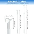 thumbnail image 2 of 2 Piezas Varilla de 14"-23" para Persianas Sin Cable, Varilla para Subir y Bajar Cortinas, Plata, 2 of 6