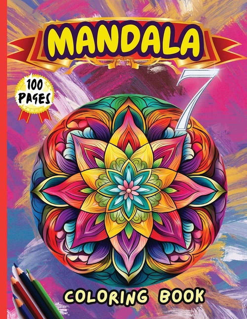 Mystical Mandala Coloring Book: Mandala Relaxation and Stress Relief  Activity Book For Adults (Paperback) - Walmart.com, image size:1002x1296