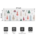 thumbnail image 5 of Multicolor Christmas Tree Pattern Door Rugs,Washable Non Slip Door Mats Indoor,Decorative Door Mats,Entry Mat Indoor for Entrance,Bedroom,Kitchen,Bathroom,16"x47", 5 of 6