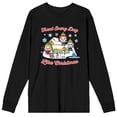 thumbnail image 4 of Elf Treat Every Day Like Christmas Men's Black Long Sleeve Shirt-XS, 4 of 5