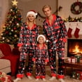thumbnail image 4 of Family Christmas Pajamas Matching Sets Womens Mens Pjs Long Sleeve Sleepwear Holiday Lounge Sets, 4 of 6