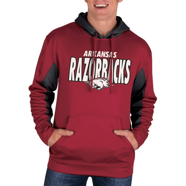 NCAA Arkansas Razorbacks Men's ClassicFit Pullover Impact Hood