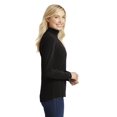 thumbnail image 3 of Port Authority ®  Ladies Microfleece 1/2-Zip Pullover. L224 M Black, 3 of 3