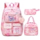 thumbnail image 1 of Mochila escolar Alrisg Lovely para niñas de 17 pulgadas, rosa, 1 of 7
