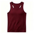 thumbnail image 4 of XFeng Men Ribbed Slim Fit Tank Top Athletic Sleeveless Muscle Vest, 4 of 4