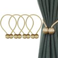 thumbnail image 2 of Cortina magnética Tieback Faux Pearl Ball Cortina Carpeta Elegante cortina Cuerda Holdback Moda Cortina Titular Hebillas para la decoración de la oficina en el hogar 4 piezas Fokelyi LN-1039, 2 of 6