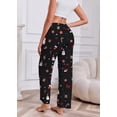 thumbnail image 5 of PinkBeautiM Pajama Pnats for Women Comfy Soft Sleep Pants Printed Lounge Pants with Side Pockets, 5 of 6