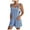 Light Blue, variant on Womens Short Jumpsuit Clearance Solid Coverall With Pockets Sling Bodysuit Onepiece Leotard High Waisted Shorts Pull On Pants for Women Woman Jumpsuit,Green,L