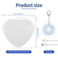 thumbnail image 3 of NUAHRHY 2pcs Purse Glow Heart Light LED Automatic Sensor Light Touch Activated Handbag Light Portable Mini Handbags Night Lights Lamp for Women Girls  White Hearts, 3 of 12
