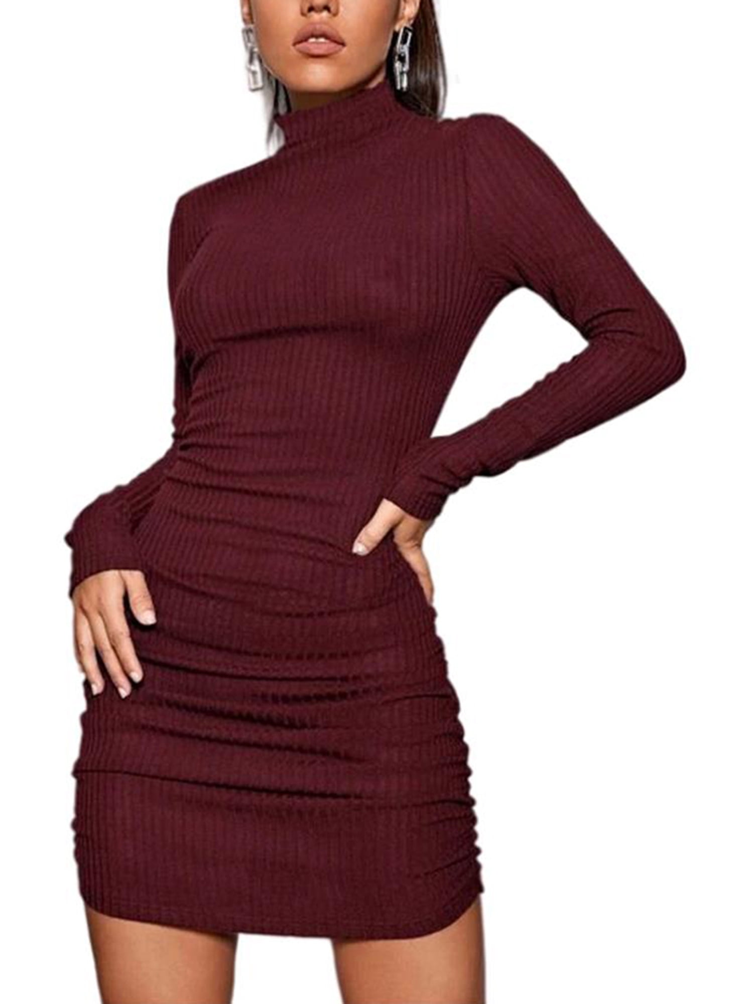 Warm long sleeve dresses Clearance