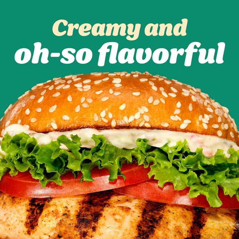 Kraft American Garlic Salad Sandwich Spread, Zesty Pickles Flavor