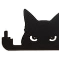 thumbnail image 3 of Estatuilla Gato Decorativa Con Dedo Divertida para Patio Jardín, 3 of 9
