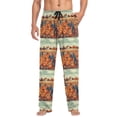 thumbnail image 4 of Fall Pumpkin Harvest Mens Pajama Pant Sleep and Lounge Bottons with Pockets, 4 of 7