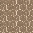thumbnail image 1 of Ahgly Company Machine Washable Indoor Square Transitional Khaki Gold Area Rugs, 6' Square, 1 of 7