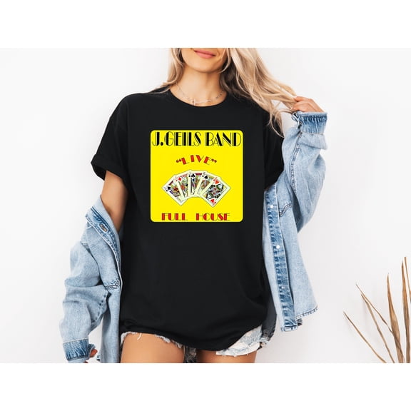 J Geils Band Live Tour Classic Rock Music Fan Unisex T-Shirt