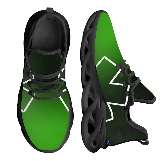 Zapatillas deportivas de malla de aire paramédicas EMS EMR con gradiente para mujer, informales, para exteriores, para hombre