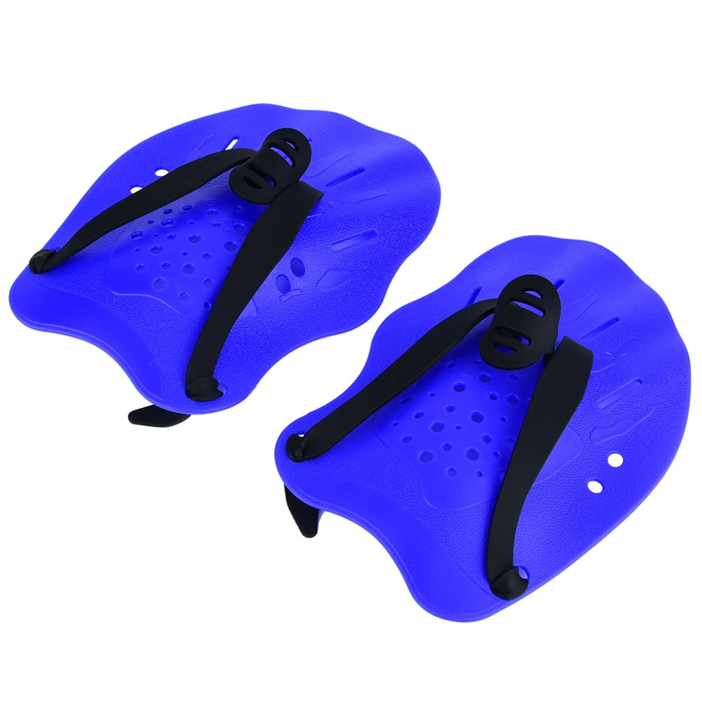 Peahefy 1 Pair Swimming Diving Hand Fins Paddles bed Training Fin