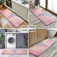 thumbnail image 6 of Pastel Rainbow Clouds Kitchen Rug Mat,Kitchen Runner Rugs Non Skid Washable,Decorative Kitchen Floor Mats for Kitchen,Sink,Laundry,17"x47.2", 6 of 7
