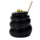 thumbnail image 5 of Latas selladas de cerámica con tapa de , contenedor de alimentos, tanque de almacenamiento de azúcar, tarro de almacenamiento para Negro Soledad tarro de miel, 5 of 10